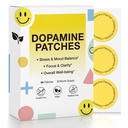 Dopamine Patches Extra Strength - 60 Count Mood Balance Patch Plant-Based Formula- Vegan Dopamine Supplements for Women & Men