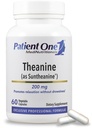 Patient One Theanine 200 mg | Supplement to Support Healthy Stress Response, Relaxation and Focus* | with Clinically Studied Suntheanine | 60 Capsules