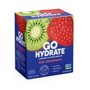 GoHydrate Instant Hydration Powder Packets - Low Sodium Electrolytes Drink Mix - Natürliche Hydration-Unterstützung, Sugar Free Electrolyte Flavored Powder Drink mit Vitamin D, 30 Packs, Kiwi Strawberry