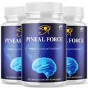 (3 Pack) Pineal Force Capsules, Official PinealForce Pills with All Natural Ingredients, Advanced Overall Health & Wellness Vitamin Supplement Formula Max Strength Multivitamin Support (180 Capsules)