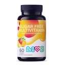 LIVS Sugar Free Multivitamin Gummies for Adults & Kids – Vegan Gummy Vitamin with A, C, D, B-Complex (B3, B5, B6, B12), Biotin & Zinc | Multivitamin Supplements for Overall Wellness & Support - 60 Ct