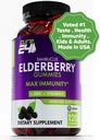 Elderberry Gummis mit Vitamin c und Zink 120 Zähler