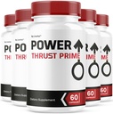 (5 Pack) Power Thrust Prime Supplement Pills - Power Thrust Prime Capsules for Men, Powerthrustprime All Natural Premium Support Advanced Formula Overall Health & Wellness, 300 Capsules for 5 Months