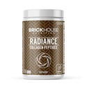 BRICKHOUSE NUTRITION Radiance: Collagen Peptides Powder for Skin & Hair Growth | Anti-Aging Collagen Supplements with Hyaluronic Acid - Chocolate