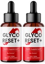 (2 Pack) Glyco Reset Drops - Official GlycoReset Oral Liquid Drop Advanced Premium Formula Support Maximum Strength, Natural Ingredients Vitamins for Overall Health & Wellness, 2 Bottles for 2 Months