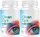 (2 Pack) Clean Eye Capsules - Official CleanEye Pills Advanced Premium Formula Support Maximum Strength, All Natural Ingredients Vitamins for Overall Health & Wellness, 120 Capsules for 2 Months