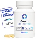 NAD+ Supplement 750mg - Advanced Nicotinamid Riboside for Anti-Aging & unterstützt Cellular Energy | NAD Plus fördert DNA & Gehirngesundheit mit hoher Absorption Formel Dritte getestet 30 Servietten