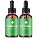 (2Pack)VertiClear Drops, Official Verti Clear with All Natural Ingredients Drops, Advanced Formula Verticlear for Ear Health & Hearing Wellness Support with Premium Vitamins for Women &Men(60Servings)