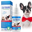Dog Ear Infection Treatment Drops, Pets Ear Cleaning Drops with 1% Hydrocortisone for Dog & Cats Yeast Infection, Itchy Ear Relief, Pet Ear Care Supplies, 2.02 Fl.Oz