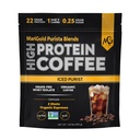 MariGold High Protein Coffee - Iced Purist Flavor | 22g Grass-Fed Whey Isolate Protein, 2 Shots Organic Espresso, Non-GMO, 108 Calories, 1 Net Carb | 1 Lb Bag - 15 Servings
