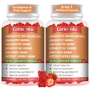 2 Pack 6-in-1 Probiotic Kombucha Gummies 500 Billion CFU | with Probiotic, Prebiotics, Postbiotics, Digestive Enzymes & Herbal Blend | Supports Digestive Wellness, Immunity, Metabolism
