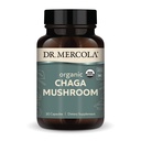 Dr. Mercola Organic Chaga Pilz, 30 Servierungen (30 Tabletten), Nahrungsergänzungsmittel, Unterstützt gesunde Immunfunktion, Non-GMO, zertifiziert USDA Organic, NSF Inhalt zertifiziert