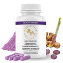 Addictive Wellness Black Ginger Capsules 450mg, Kaempferia Parviflora Supplement zur Unterstützung von Energie, Stoffwechsel, Ausdauer & Performance, Thai Black Ginger für Herren, Vegan & Paleo, 100 Count