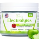 Zero Sugar - Apple Candy Electrolytes Powder - Refreshing Hydration - Koffeinfreie Energie mit allen natürlichen Inhaltsstoffen - Vegan, Keto und Paleo - Sugar Free Electrolytes Drink Mix - mit 30 Portionen