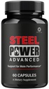 Steel Power - Steel Power Pills All Natural Maximum Strength, Daily SteelPower Capsules Premium Advanced Support Formula for Overall Health & General Wellness, 60 Capsules for 1 Month
