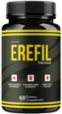 Erefil Capsules - Official Erefil Pills Advanced Premium Formula Support Maximum Strength, All Natural Ingredients Vitamins for Overall Health & Wellness Reviews, 60 Capsules for 1 Month