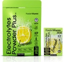 PowderVitamin Elektrolyte Powder Plus, Keto, Lemonade, Sugar Free, Pink Himalaya Salz, 1000mg Kalium, 120mg Calcium, 120mg Magnesium, Non-GMO, Zero Calories, (16 Hydration Packets)