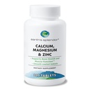 Earth's Splendor 1000 mg Calcium, 400 mg Magnesium, and 15 mg Zinc, Heart and Immune System Health, Bone and Muscle Support Supplement, 100 Tablets 1 + Month Supply