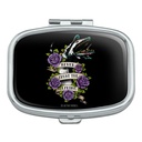 GRAPHICS & MORE Beetlejuice Never Trust The Living Tattoo Sandworm Rectangle Pill Case Trinket Gift Box