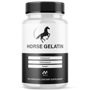 Horse Gelatin Capsules, Official HorseGelatin Pills for Men with All Natural Ingredients, Max Strength Supplement with Premium Vitamins Supporting Optimal Wellness and Advanced Health (60 Capsules)