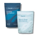 The 'Pause Life Skin and Bone & Creatine Bundle, Collagen Peptides with Hyaluronic Acid and Vitamin C Plus Creatine Monohydrate Powder, Gluten Free, Unflavored Wellness Powders
