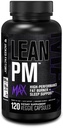 Jacked Factory Lean PM Max - High-Performance Weight Loss, Sleep Support, Fat Burner, & Appetite Suppressant für Männer und Frauen w/Melatonin, Magnesium, Carnipure, & Ashwagandha - 120 Diätpillen