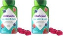 Vitafusion Gorgeous Hair, Skin & Nails Multivitamin Plus Biotin und Antioxidante Vitamine C&E, Raspberry Flavor, 135ct (45 Tage Versorgung), aus Amerikas Nummer eins Gummy Vitamin Marke (Pack von 2)