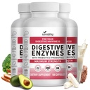 VivoNu Digestive Enzymes | 22 Enzymes with Organic Prebiotics & Probiotics | Supports Digestion* of Protein, Carbs, Fiber & Dairy | 180 Capsules