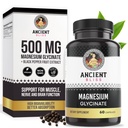 Antike Bliss Magnesium Glycinat für Muskeln & Nerves, Verdauungs- und Immununterstützungsergänzung, Magnesiumergänzung für Frauen & Männer (60 Kapseln)