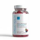 Consult Health VOLUMAGEN Anti-Aging Collagen Gummies, 2500 mg Collagen Peptides with Verisol, Biotin, Hyaluronic Acid, Skin Plumping, Decrease Wrinkles, Healthy Skin Support for Women & Men, 120 Count