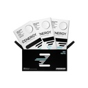 ZENERGY Energy Gum - Mint Flavor | 50mg Koffein + 35% B6 und 45% B12 Vitamin | Vegan, 0 Zucker, 0 Kalorien, 0 Gluten, 0 Aspartam, Non-GMO, Instant Action | 3 Pack = 24 Count