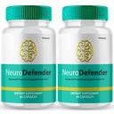 Neuro Defender Brain Supplements for Memory and Focus Capsules NeuroDefender Advanced Formula Brain Health Support Pills, Extra Strength Nootropics Neuro Defender All Natural Reviews (2 Pack)