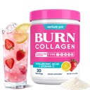 Venture Pal Multi Collagen Burn Peptides Powder - 5 Types of Hydrolyzed Collagen with L-Carnitine, Hyaluronic Acid, Vitamin C and Green Tea - Supports Healthy Metabolism & Skin Wellness