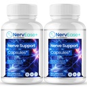 Nervease for Sciatica, Nervease Neuropathy Supplements, Official Nerv Ease Advanced Nerve Health Support Pills - Maximum Strength, All Natural Health & Wellness Support Formula Reviews (2 Pack)