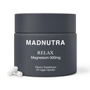 Magnesium Oxide/Citrate 500mg Capsules - High Absorption Chelated Magnesium Supplement for Sleep, Stress Relief, Muscle & Nerve Support - Non-Buffered Magnesium Pills for Daily Use