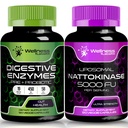 WELLNESS LABSRX Verdauungsenzym Kapseln | Nattokinase Kapseln