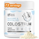 Colostrum Supplement Powder for Humans - Organic Bovine Colostrum Supplement for Gut Health, Hair Growth, Beauty, and Immune Support - Unflavored (73 Servings)