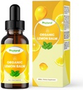 Phytoral Organic Lemon Balm Leaf Liquid Extract for Immune Support - Lemon Balm Tincture for Mood & Relaxation Support - Organic Tincture Blatt Tropfen für Erwachsene & Kinder Nahrungsergänzung - 60 ml