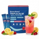 TripleCalm Super Cortisol Calming Drink Mix with Triple Magnesium, Ashwagandha, L-Theanine, Vitamin D3&K2, Triple Magnesium Powder Drink for Relax Sleep & Stress Relief, Raspberry Lemonade
