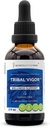 Tribal Vigor Alkoholfrei, Glycerite Eleuthero Sibirische Ginseng, Catuaba, Barrenwort - Horny Goat Weed, Muira Puama, Saw Palmetto, Tribulus. Tinktur, Kräuterextrakt Wellness-Unterstützung (2 FL OZ)