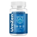 UroZen Capsules - Official URO Zen Supplement, Premium Formula, Natural Vitamins for Health & Wellness - 60 Capsules for 1 Month