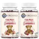 Garden of Life Organics Kids Gummy Vitamins Cherry 120 Count and Fruit 120 Count