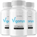 Vigorus for Men Capsules, Advanced Vigorus Natural Pills - Maximum Strength, All Natural Performance, Stamina, Energy & Overall Health Wellness Support, Vigo Rus Pills Support Reviews (3 Pack)