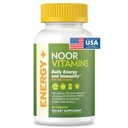 Noor Vitamins Energy+ Multivitamin; Halal Vitamin für Energieproduktion & Immunität, 26 Vitamine & Minerals, Schwarzer Seed, Dates, Honig, für Männer & Frauen. Gelatin frei, 2 Monate Versorgung