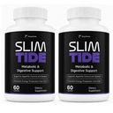 (2 Pack) Official Slimtide Advanced Formula for Weight Management, Slimtide All Natural Ingredients, Health & Wellness Supplement with Maximum Strength for Active Lifestyle Reviews Vitamins