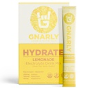 Gnarly Nutrition Hydrate Electrolyte Powder – Lemonade Exercise Hydration Drink Mix – NSF Contents Certified – Electrolyte Solution, Performance & Recovery – Lemonade, Box of 20 Stick Pack