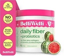 Belli Welli Fiber Supplement für Damen und Herren – Premium Daily Fiber Powder from Organic Acacia with Added Collagen, Electrolytes & Probiotics – No Bloat, Constipation & Gut Health Support (Watermelon)