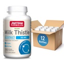 Jarrow Formeln Milk Thistle 150 mg Mit 30:1 Standardisiertes Silymarin-Extrakt, Nahrungsergänzung für Leberfunktionsunterstützung, 200 Veggie Kapseln, 66-200 Tage Versorgung, 12 Packungen