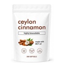 Noralife Ceylon Cinnamon, Ceylon Cinnamon with Mct Oil, 300 Softgels | Daily Supplements, Plant-Based, Non-GMO, Gluten-Free