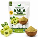 Organic Amla Powder - Pure and Natural Vitamin C Supplement for Immune Support and Hair Growth - 100% Pure Indian Gooseberry Powder for Skin and Hair Care - 8 oz